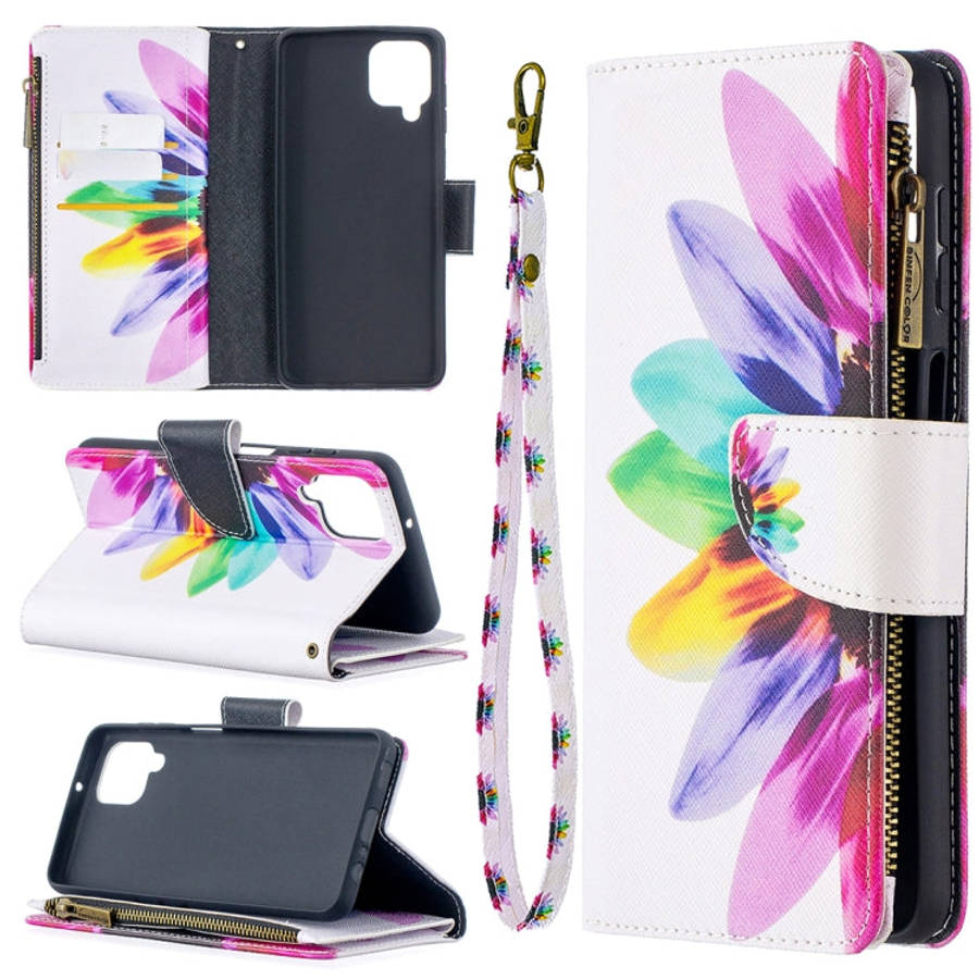 Colored Drawing Pattern Zipper Horizontal Flip Leather Case with Holder & Card Slots & Wallet, Fo...