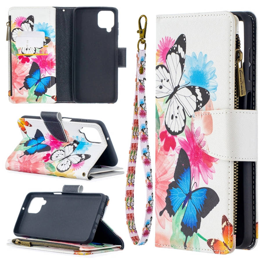 Colored Drawing Pattern Zipper Horizontal Flip Leather Case with Holder & Card Slots & Wallet, Fo...