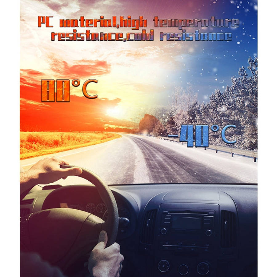 M12 OBD2 + GPS Mode Car Head-up Display HUD Overspeed / Speed / Water Temperature / Low Voltage /...