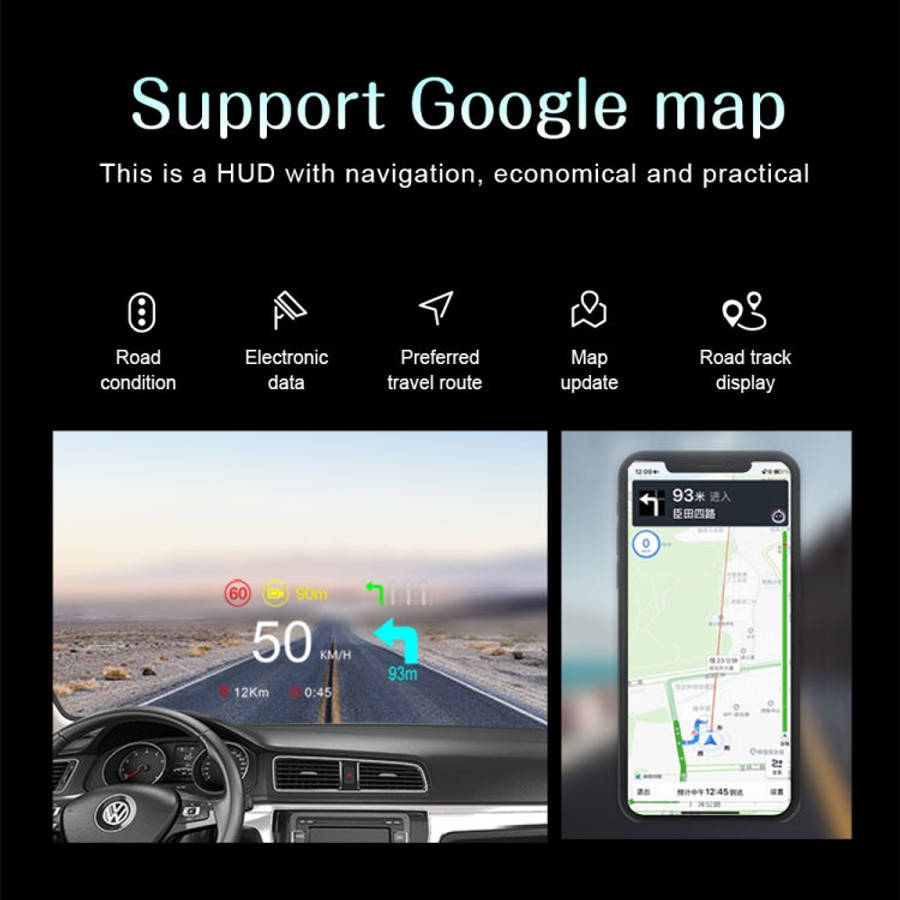 C1 OBD2 + GPS Mode Car HUD Head-up Display Compass / Speed / Water Temperature / Voltage Display ...