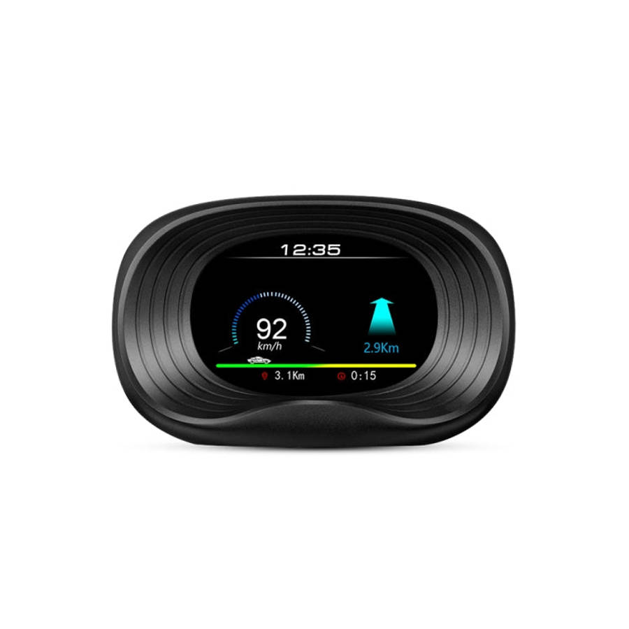 P20 OBD2 + GPS Mode Car Head-up Display HUD Overspeed / Speed / Water Temperature Alarm, P20