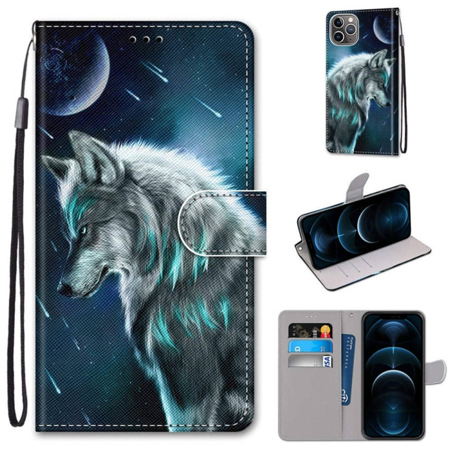 Coloured Drawing Cross Texture Horizontal Flip PU Leather Case with Holder & Card Slots & Wallet ...