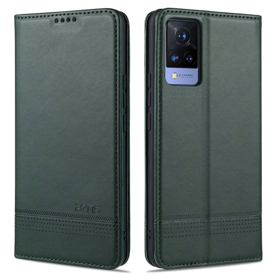 AZNS Magnetic Calf Texture Horizontal Flip Leather Case with Card Slots & Holder & Wallet, For vi...