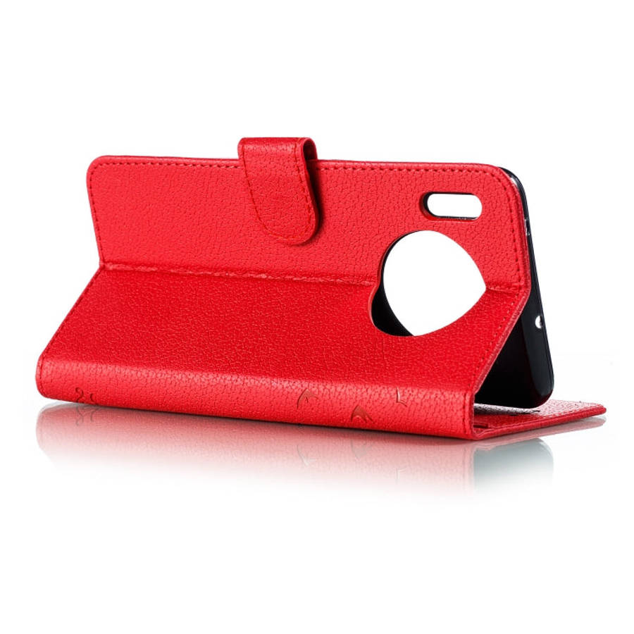 Feather Pattern Litchi Texture Horizontal Flip Leather Case with Holder & Wallet & Card Slots, Fo...