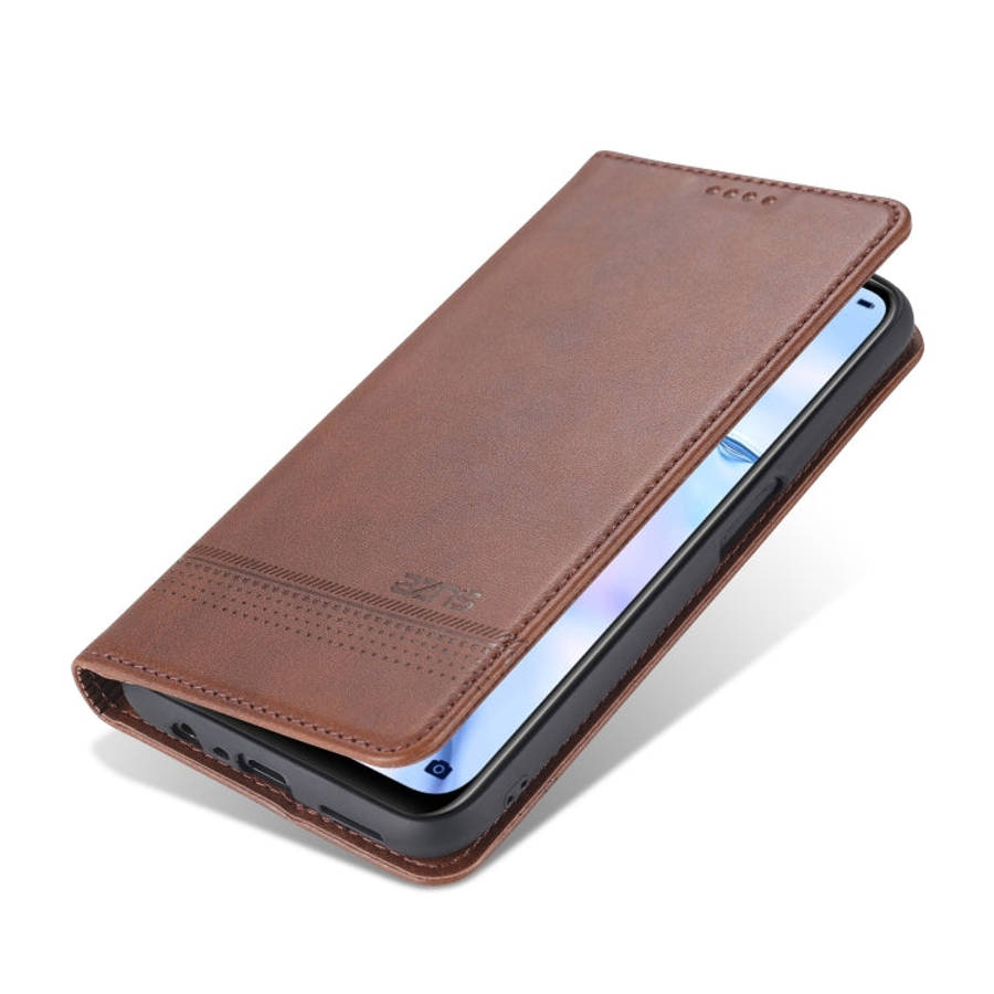 AZNS Magnetic Calf Texture Horizontal Flip Leather Case with Card Slots & Holder & Wallet, For OP...