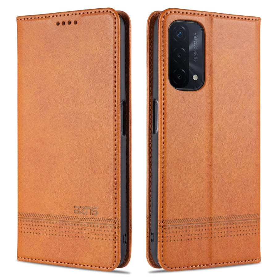 AZNS Magnetic Calf Texture Horizontal Flip Leather Case with Card Slots & Holder & Wallet, For OP...