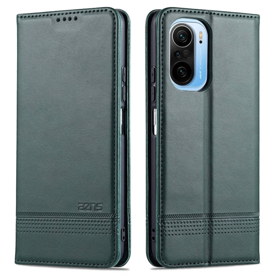 AZNS Magnetic Calf Texture Horizontal Flip Leather Case with Card Slots & Holder & Wallet, For OP...