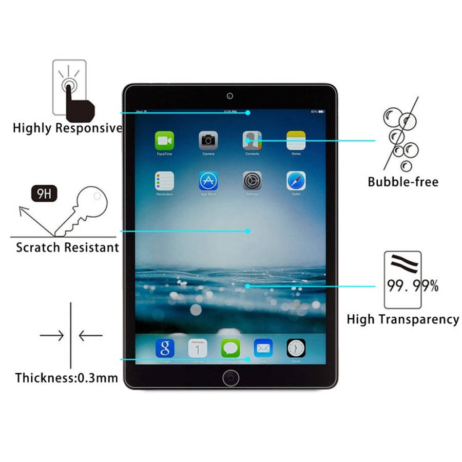 25 PCS 9H 2.5D Explosion-proof Tempered Glass Film, For iPad 9.7 2018 / 2017 / Pro 9.7 / Air 2 / ...