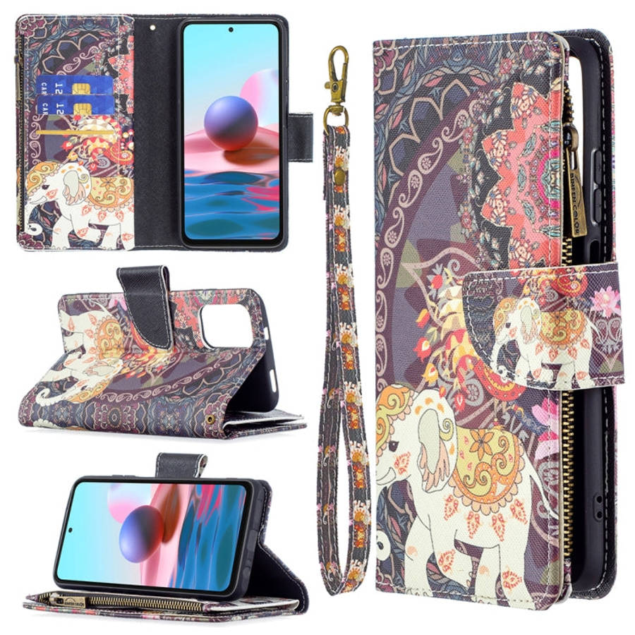 Colored Drawing Pattern Zipper Horizontal Flip Leather Case with Holder & Card Slots & Wallet, Fo...
