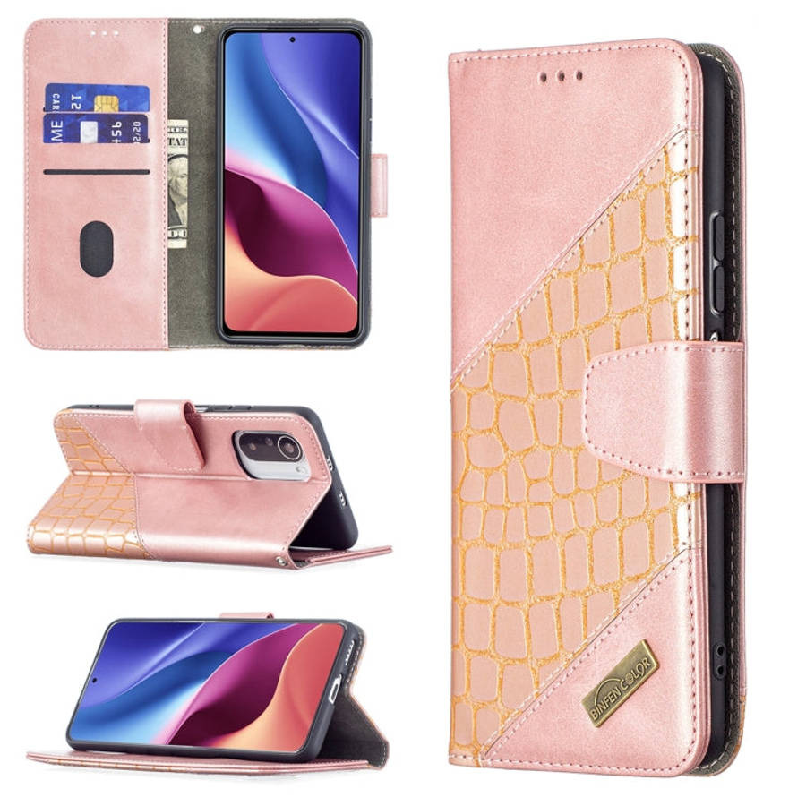 Matching Color Crocodile Texture Horizontal Flip PU Leather Case with Wallet & Holder & Card Slot...