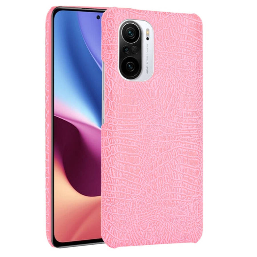 Shockproof Crocodile Texture PC + PU Case, For Xiaomi Redmi K40 / K40 Pro / Poco F3, For Nokia X1...