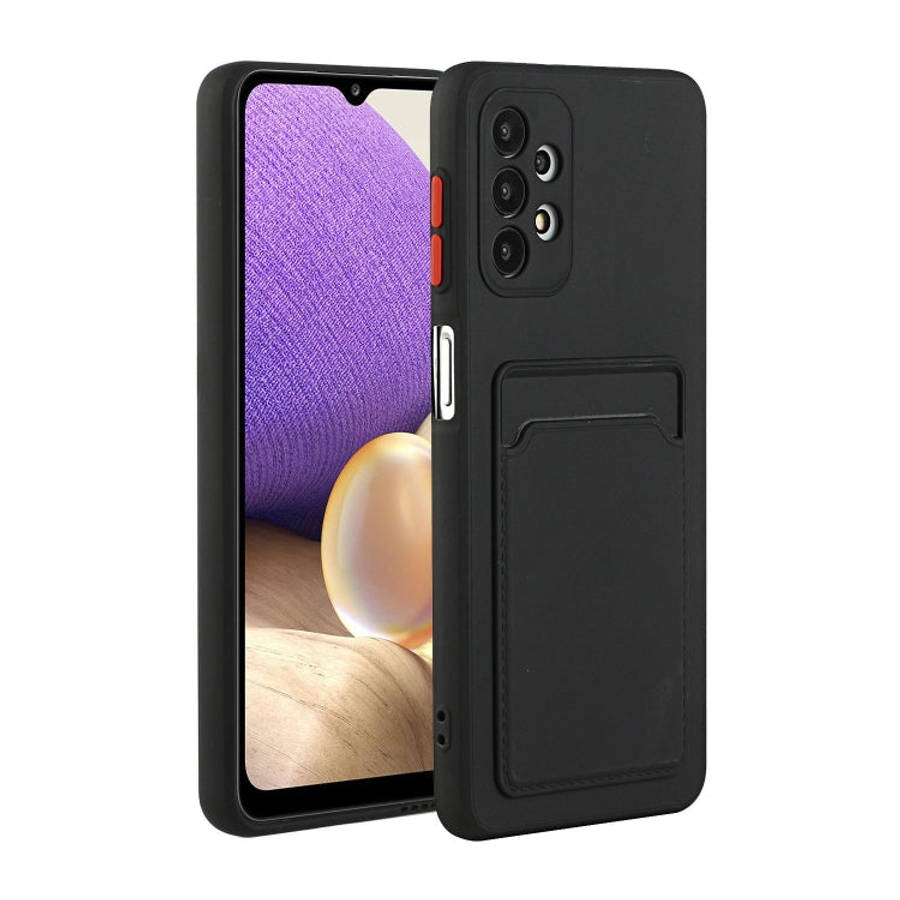 Card Slot Design Shockproof TPU Protective, For Samsung Galaxy A01, For Samsung Galaxy A02, For S...