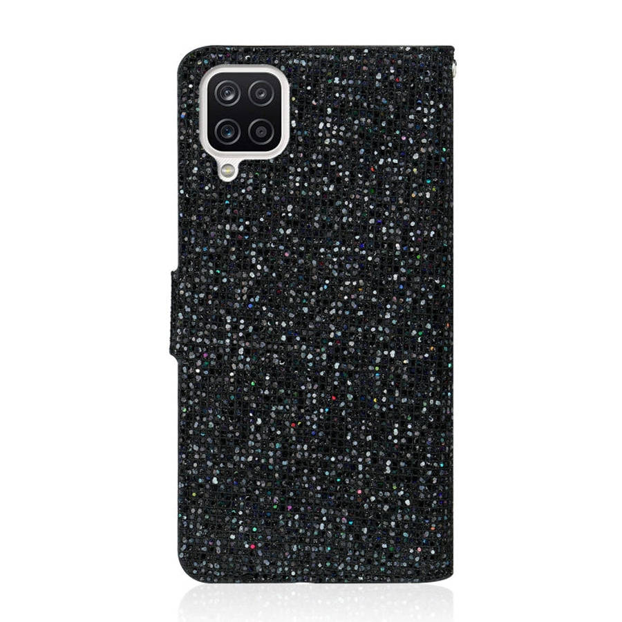Glitter Powder Horizontal Flip Leather Case with Card Slots & Holder & Lanyard, For Samsung Galax...