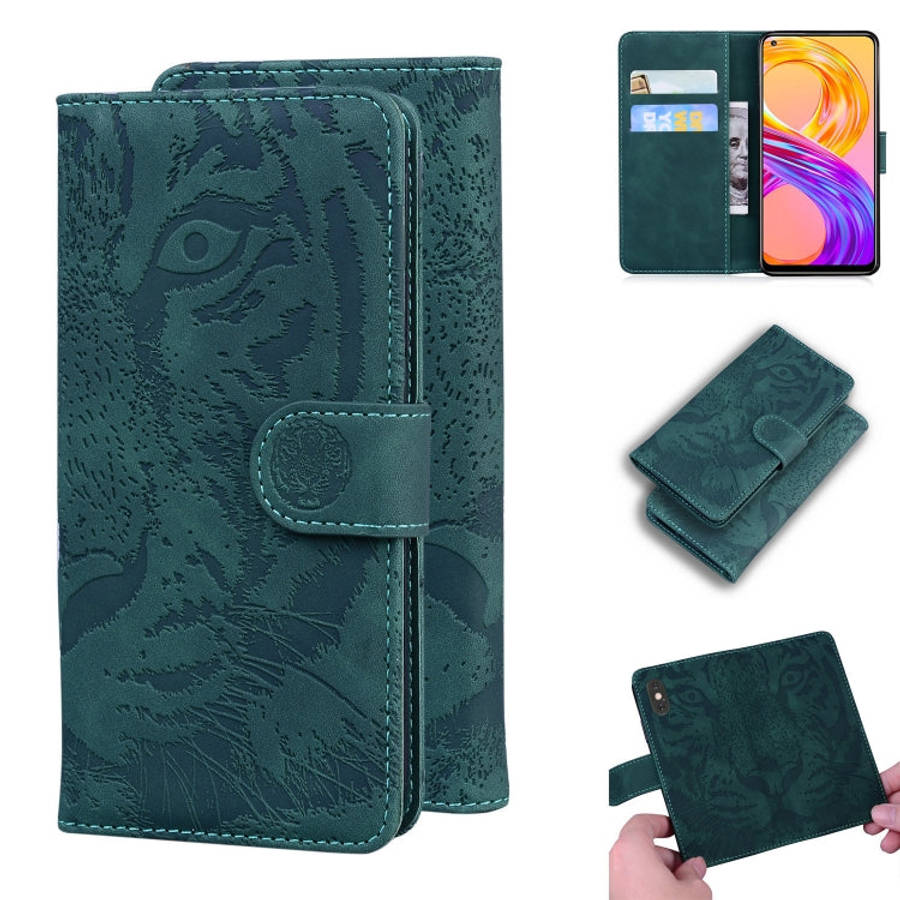 Tiger Embossing Pattern Horizontal Flip Leather Case with Holder & Card Slots & Wallet, For OPPO ...