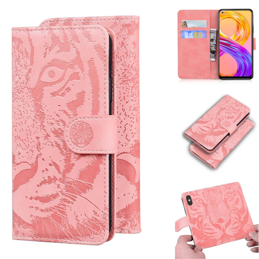 Tiger Embossing Pattern Horizontal Flip Leather Case with Holder & Card Slots & Wallet, For OPPO ...