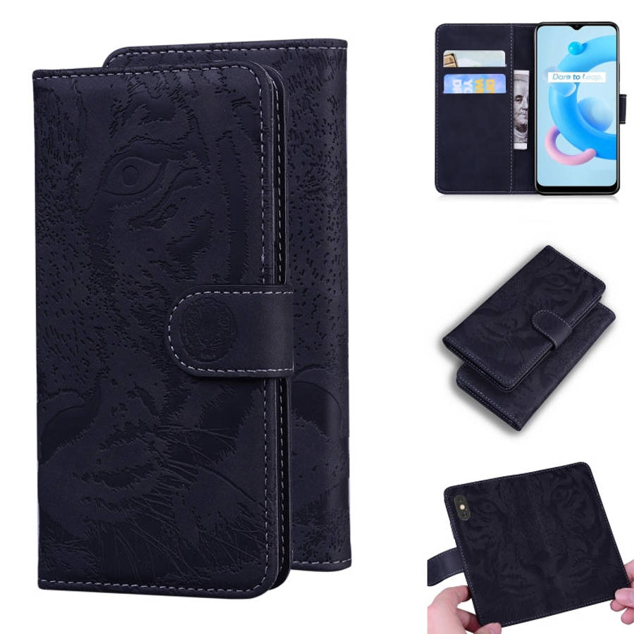 Tiger Embossing Pattern Horizontal Flip Leather Case with Holder & Card Slots & Wallet, For OPPO ...