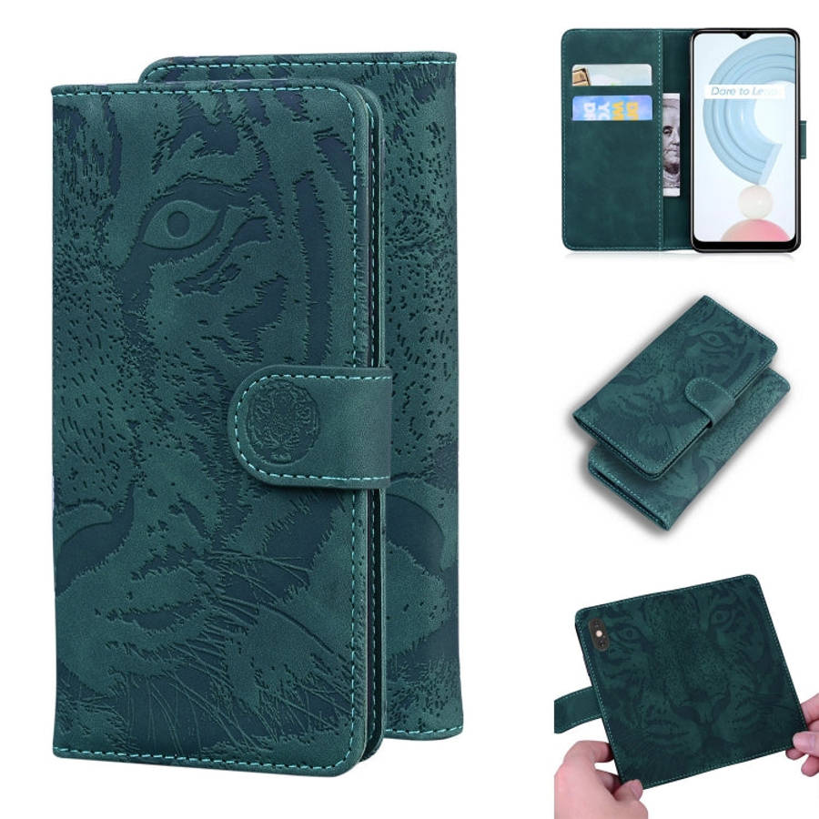 Tiger Embossing Pattern Horizontal Flip Leather Case with Holder & Card Slots & Wallet, For OPPO ...