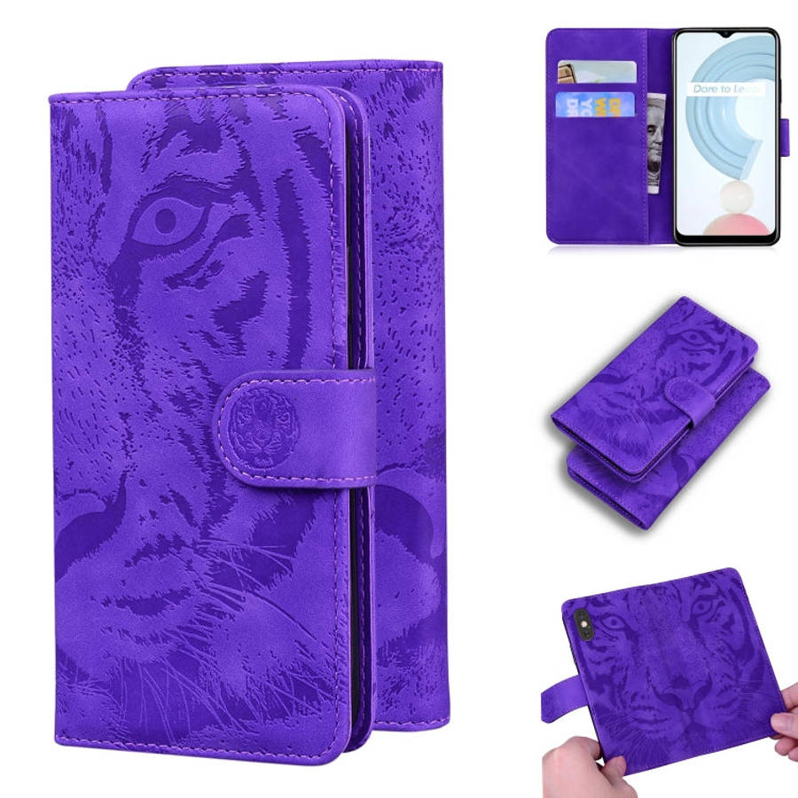 Tiger Embossing Pattern Horizontal Flip Leather Case with Holder & Card Slots & Wallet, For OPPO ...