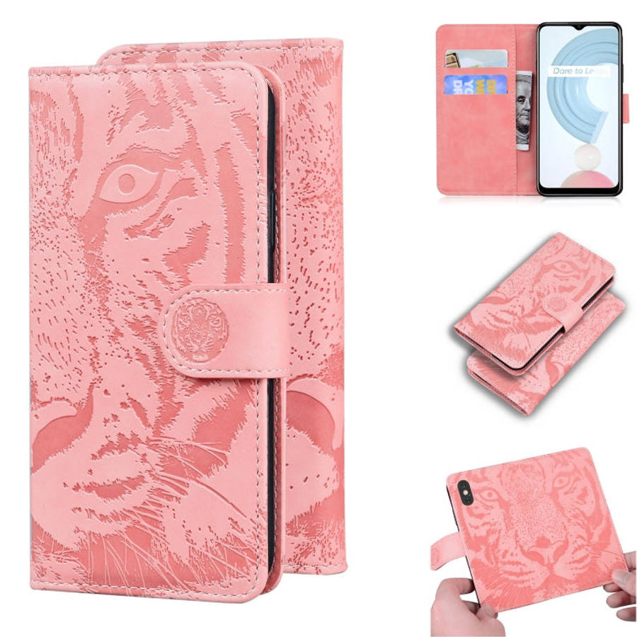 Tiger Embossing Pattern Horizontal Flip Leather Case with Holder & Card Slots & Wallet, For OPPO ...