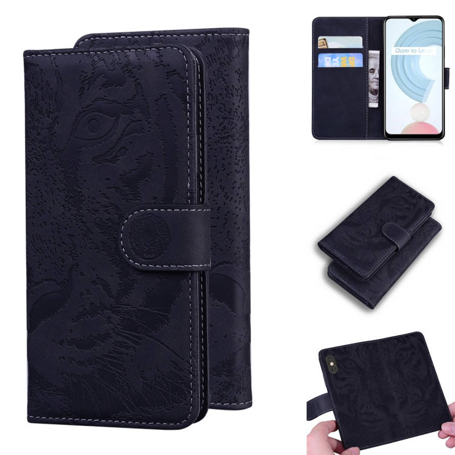 Tiger Embossing Pattern Horizontal Flip Leather Case with Holder & Card Slots & Wallet, For OPPO ...