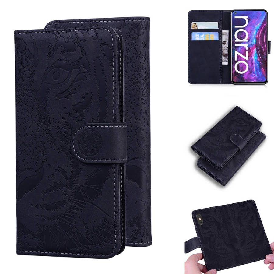Tiger Embossing Pattern Horizontal Flip Leather Case with Holder & Card Slots & Wallet, For OPPO ...