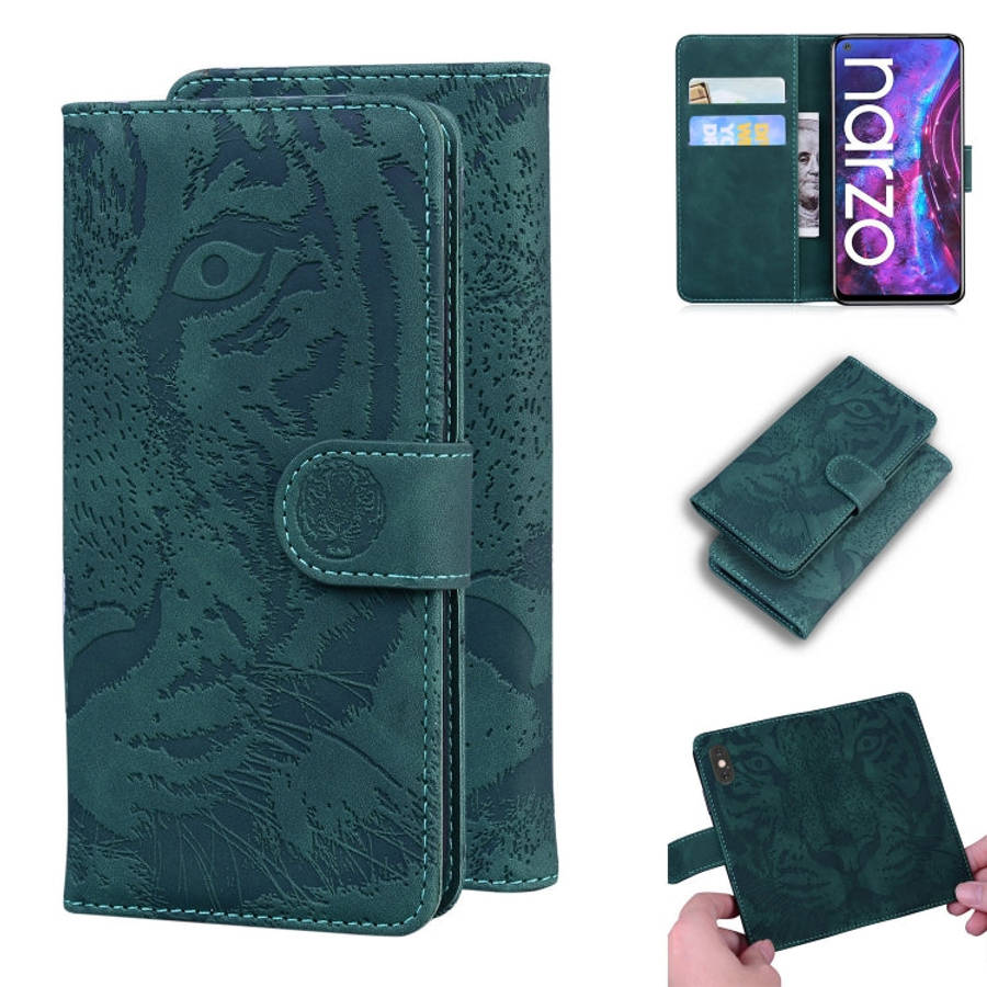 Tiger Embossing Pattern Horizontal Flip Leather Case with Holder & Card Slots & Wallet, For OPPO ...