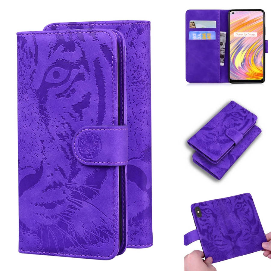 Tiger Embossing Pattern Horizontal Flip Leather Case with Holder & Card Slots & Wallet, For OPPO ...