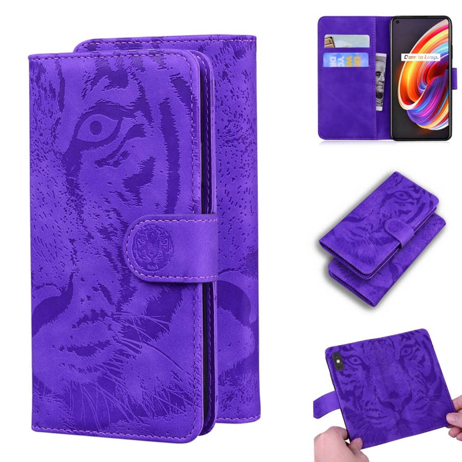 Tiger Embossing Pattern Horizontal Flip Leather Case with Holder & Card Slots & Wallet, For OPPO ...