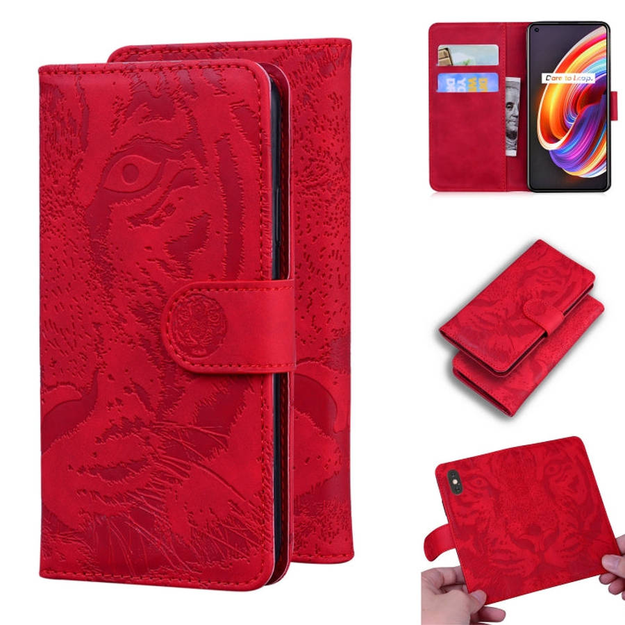 Tiger Embossing Pattern Horizontal Flip Leather Case with Holder & Card Slots & Wallet, For OPPO ...