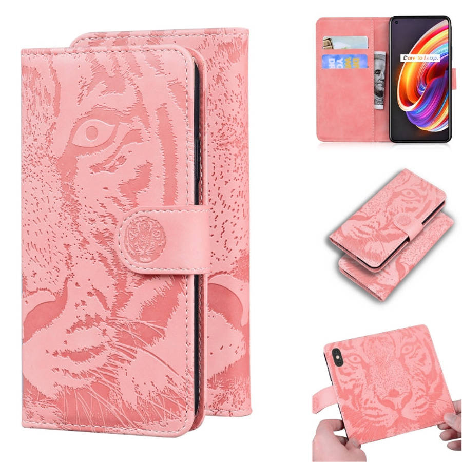 Tiger Embossing Pattern Horizontal Flip Leather Case with Holder & Card Slots & Wallet, For OPPO ...