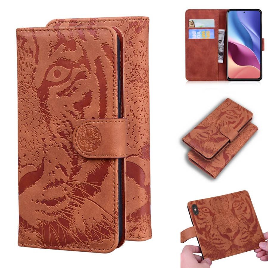 Tiger Embossing Pattern Horizontal Flip Leather Case with Holder & Card Slots & Wallet, For OPPO ...