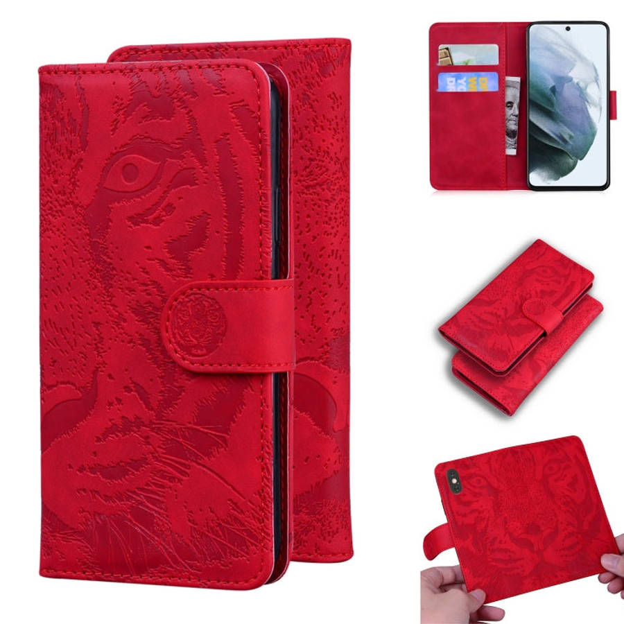 Tiger Embossing Pattern Horizontal Flip Leather Case with Holder & Card Slots & Wallet, For OPPO ...