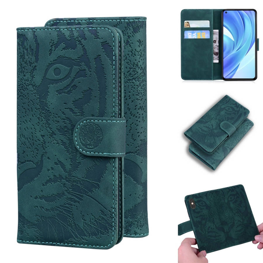 Tiger Embossing Pattern Horizontal Flip Leather Case with Holder & Card Slots & Wallet, For OPPO ...