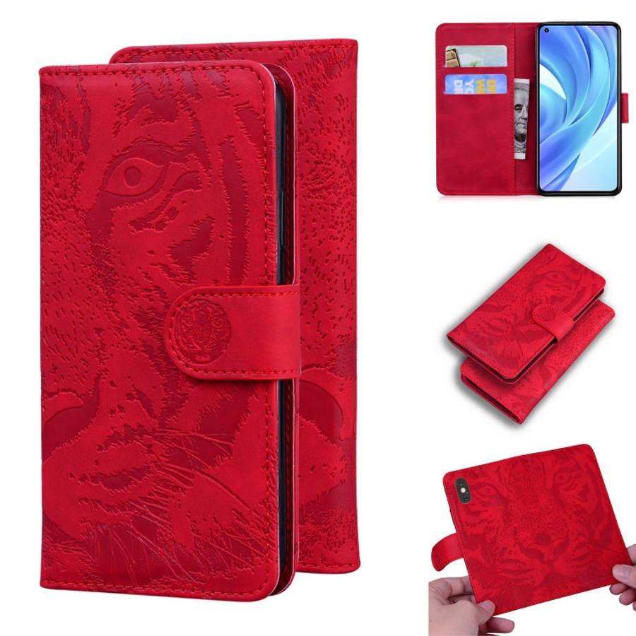 Tiger Embossing Pattern Horizontal Flip Leather Case with Holder & Card Slots & Wallet, For OPPO ...