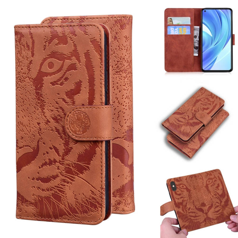 Tiger Embossing Pattern Horizontal Flip Leather Case with Holder & Card Slots & Wallet, For OPPO ...