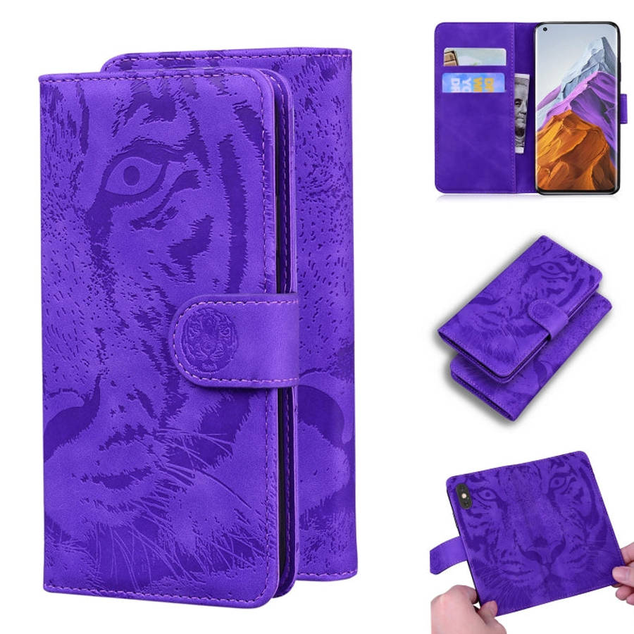 Tiger Embossing Pattern Horizontal Flip Leather Case with Holder & Card Slots & Wallet, For Xiaom...