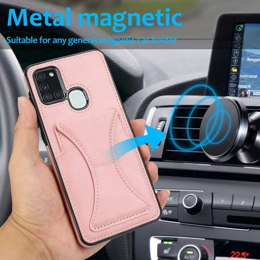 Ultra-thin Shockproof Protective Case with Holder, For Samsung Galaxy A21s, For Samsung Galaxy A3...