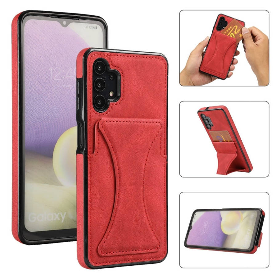 Ultra-thin Shockproof Protective Case with Holder, For Samsung Galaxy A21s, For Samsung Galaxy A3...