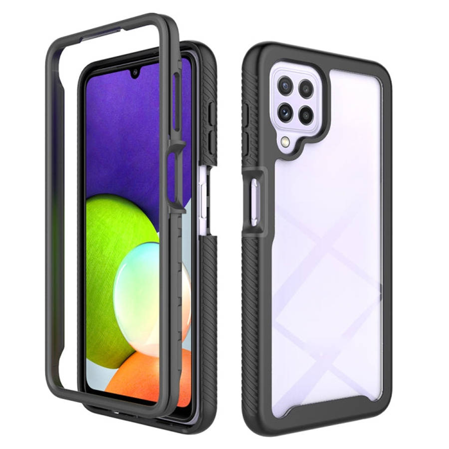 Starry Sky Solid Color Series Shockproof PC + TPU Case, For Samsung Galaxy A22 4G