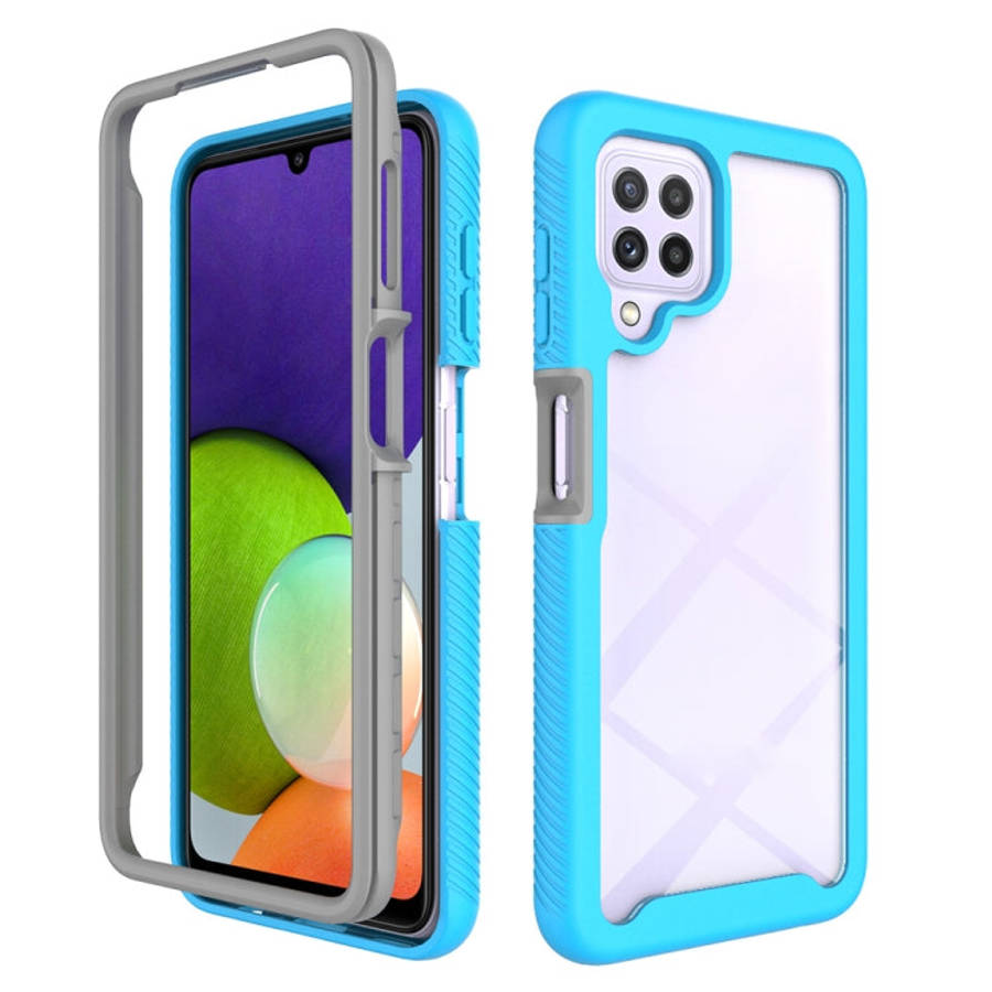 Starry Sky Solid Color Series Shockproof PC + TPU Case, For Samsung Galaxy A22 4G