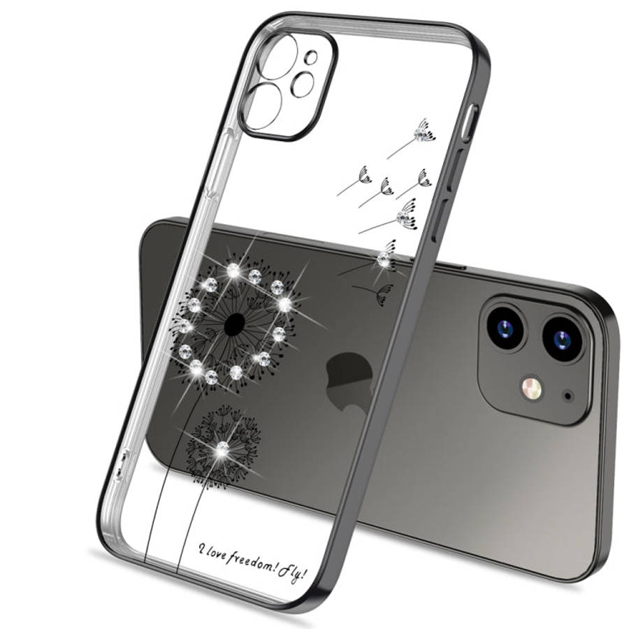 Ultra-thin Electroplating Dandelion Pattern Protective Case, For iPhone 11, For iPhone 11 Pro, Fo...