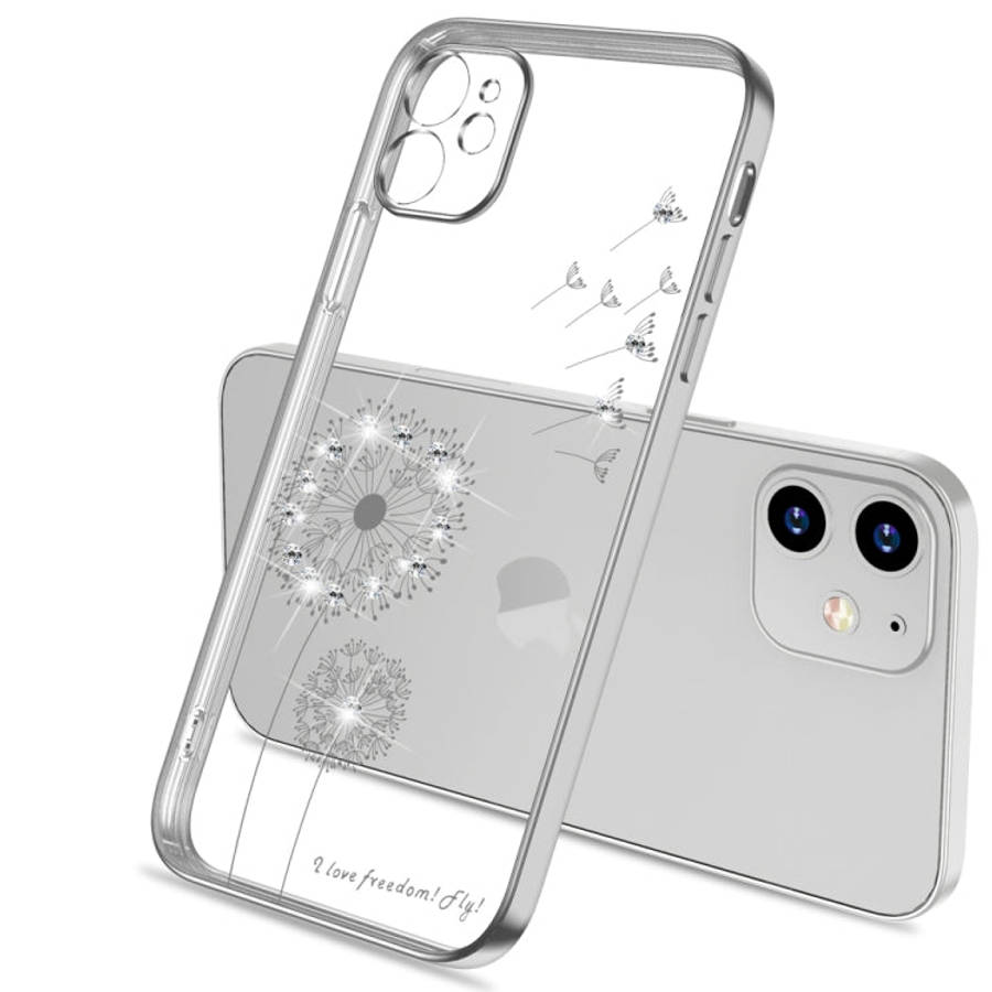 Ultra-thin Electroplating Dandelion Pattern Protective Case, For iPhone 11, For iPhone 11 Pro, Fo...