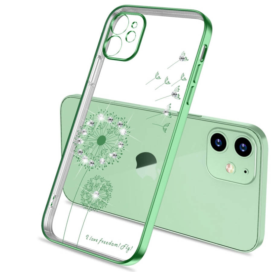 Ultra-thin Electroplating Dandelion Pattern Protective Case, For iPhone 11, For iPhone 11 Pro, Fo...