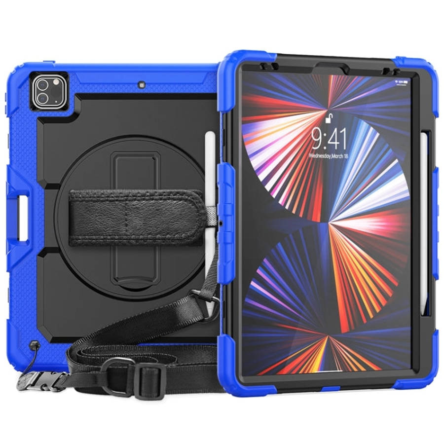 Shockproof Colorful Silicone + PC Protective Case with Holder & Shoulder Strap & Hand Strap & Pen...