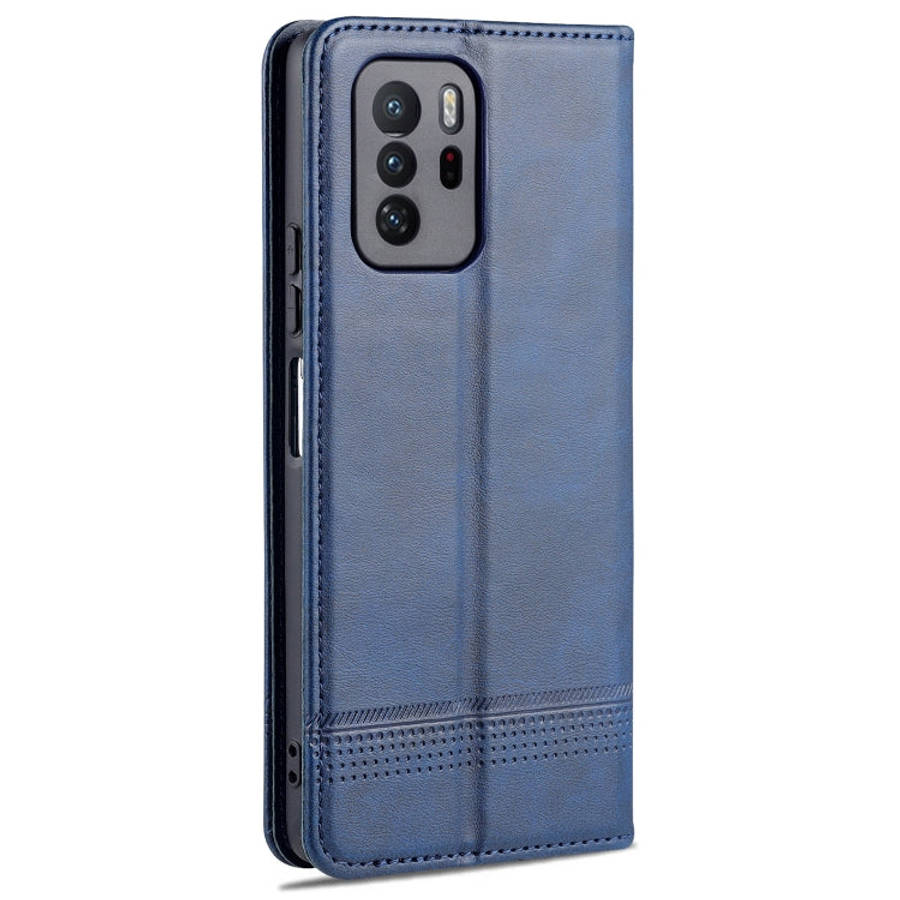 AZNS Magnetic Calf Texture Horizontal Flip Leather Case with Card Slots & Holder & Wallet, For Xi...
