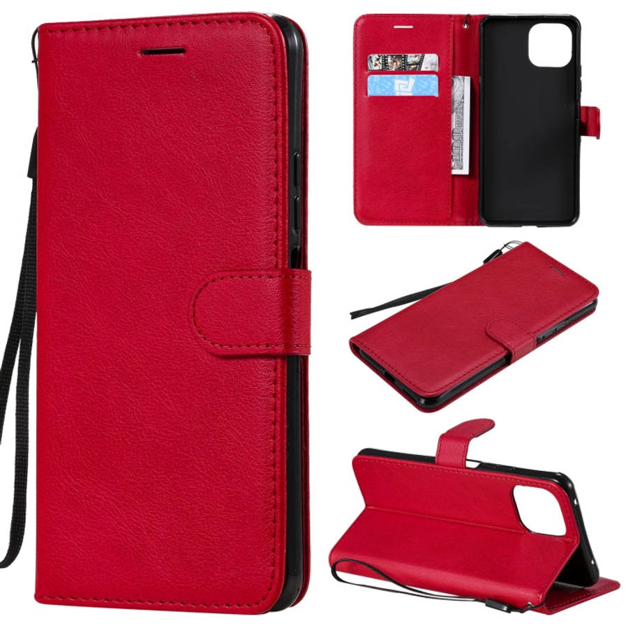 Solid Color Horizontal Flip Protective Leather Case with Holder & Card Slots & Wallet & Photo Fra...