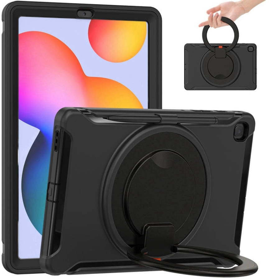 Shockproof TPU + PC Protective Case with 360 Degree Rotation Foldable Handle Grip Holder & Pen Sl...