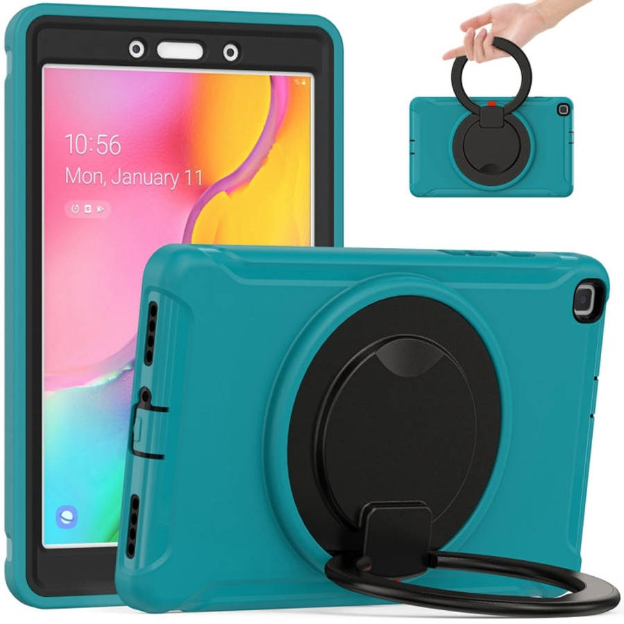 Shockproof TPU + PC Protective Case with 360 Degree Rotation Foldable Handle Grip Holder & Pen Sl...