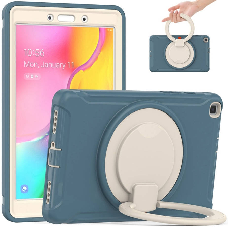 Shockproof TPU + PC Protective Case with 360 Degree Rotation Foldable Handle Grip Holder & Pen Sl...
