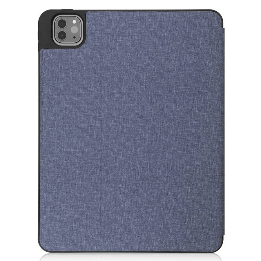 Cloth Texture TPU Horizontal Flip Leather Case with Pen Slot & Holder, For iPad Pro 11 inch 2021 ...